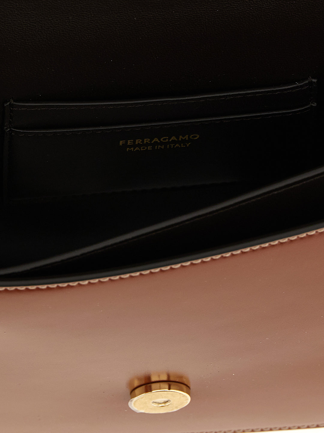 Ferragamo Double Gancini Crossbody Bags - Brown | 9c532d25dff4452205ae85f5ee130396d35967fd