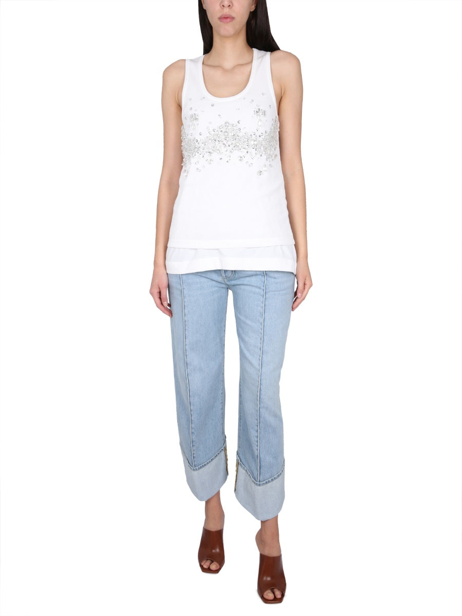 Bottega Veneta Tops - White | bf1851a6ad807202ecd86e98dd1fe0f3cd5d33a0
