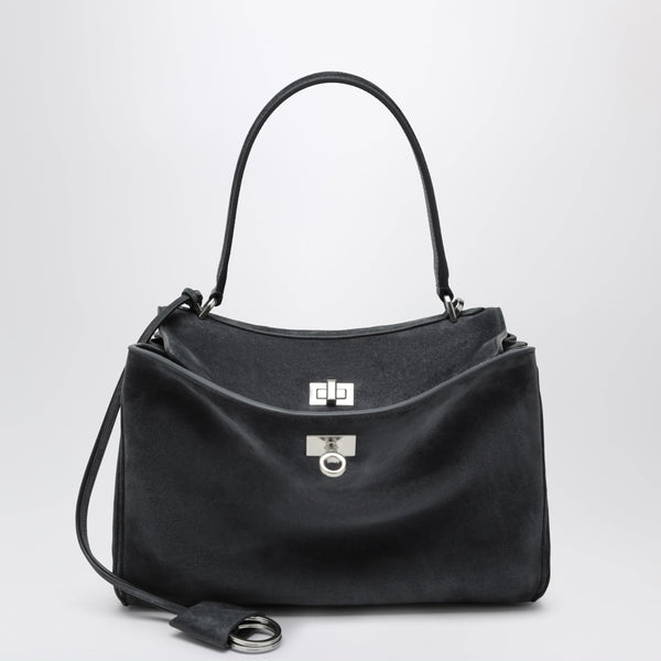 Rodeo Small Bag In Grey Calf Leather