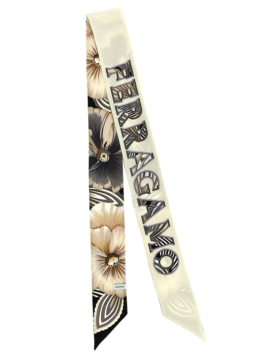 Brezza Scarves And Foulards White/Black