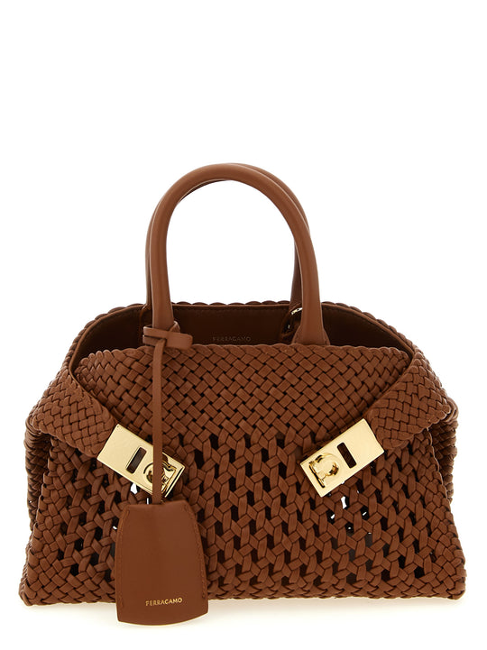 Hug Mini Hand Bags Brown