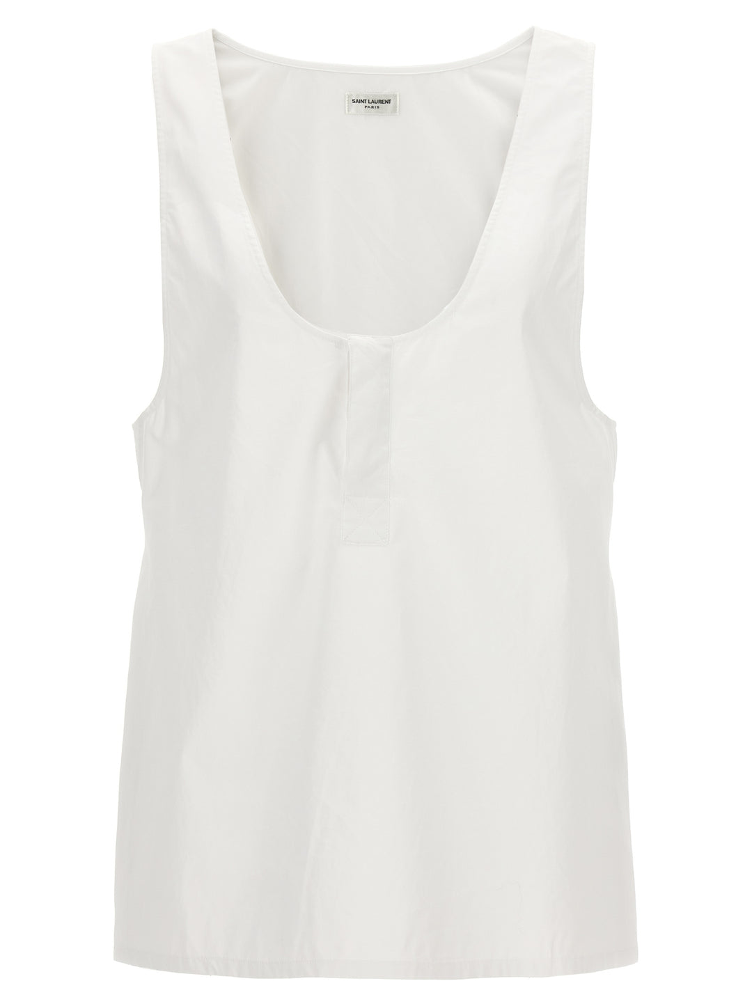 Henley Tops White