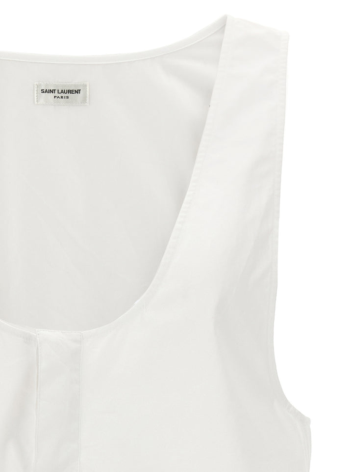 Henley Tops White