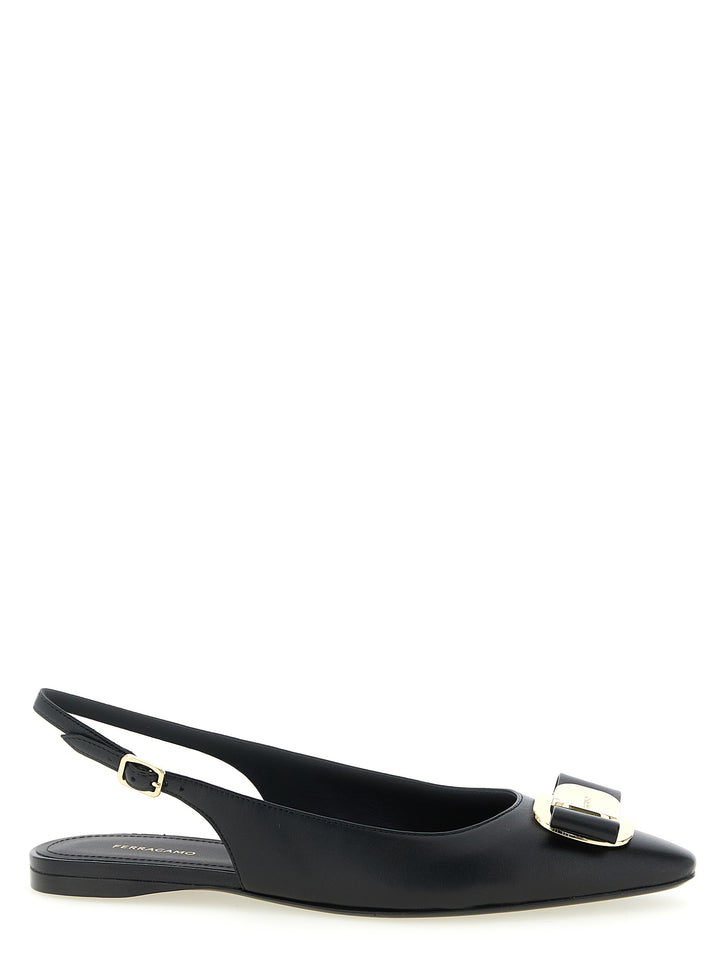 Ferragamo Zelmy Flat shoes - Black | 6bac86b7bbc90fe0a949524362af05b7d4fbec0c