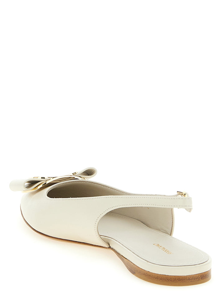 Ferragamo Zelmy Flat shoes - Beige | 3986702455ee46f223823e607be5afc5bdd951bf