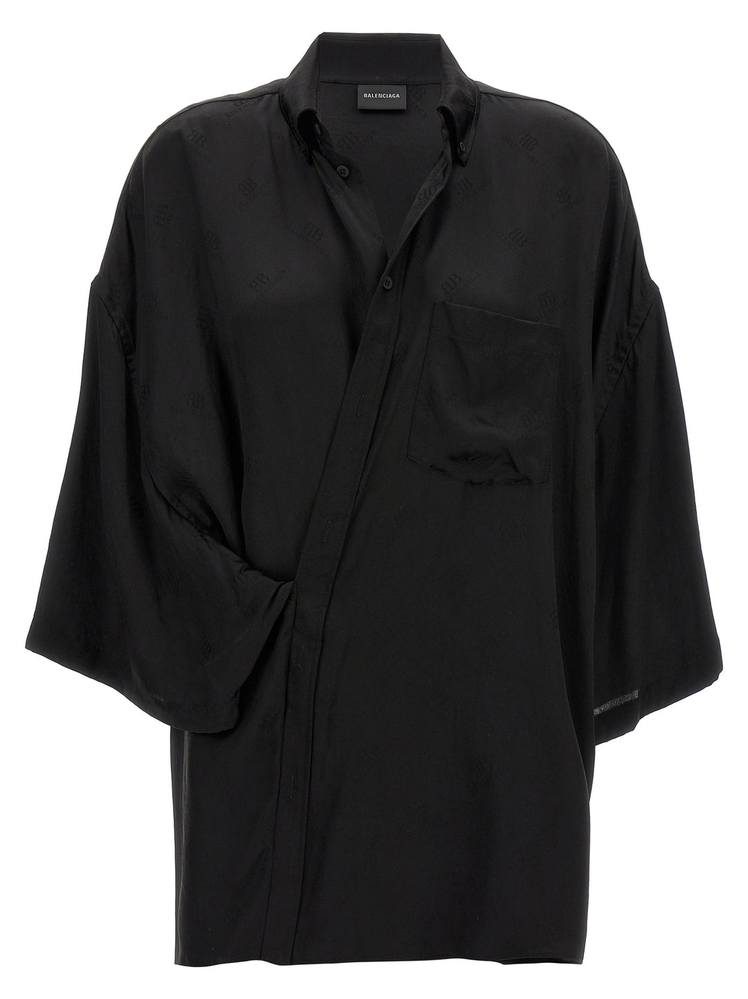 Wrap Shirt, Blouse Black