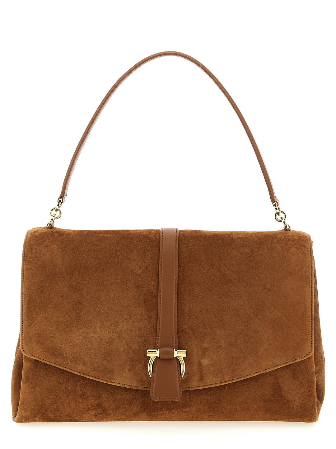 Ferragamo Th L Shoulder Bags - Brown | 56374b9eda9f81f68ba37cec22132740215a0a9b