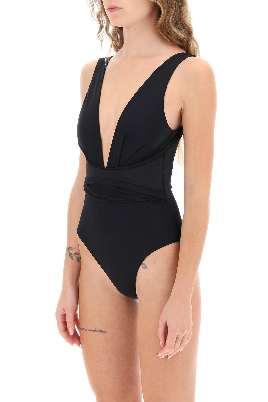 Raie Wrap One Piece Swimsuit