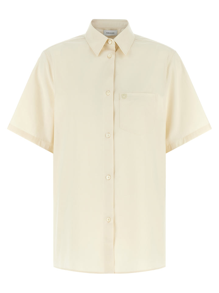 Ferragamo Gancini Shirt and Blouse - Beige | afa9c54dad0d0954b69ec75be16b63a517b62598