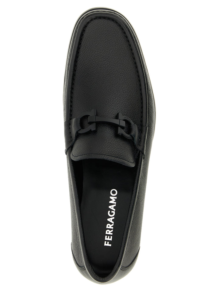 Ferragamo Grandioso 2 Loafers - Black | f728c55be15e6f160981d0f0d3f0317aa61837d1