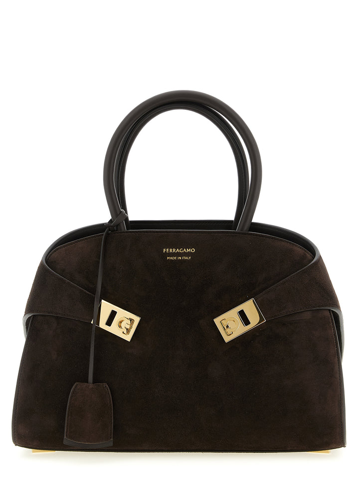 Ferragamo Hug Th (S) Hand Bags - Brown | 058addf142c29d243017980e9bd6d33a5037d491