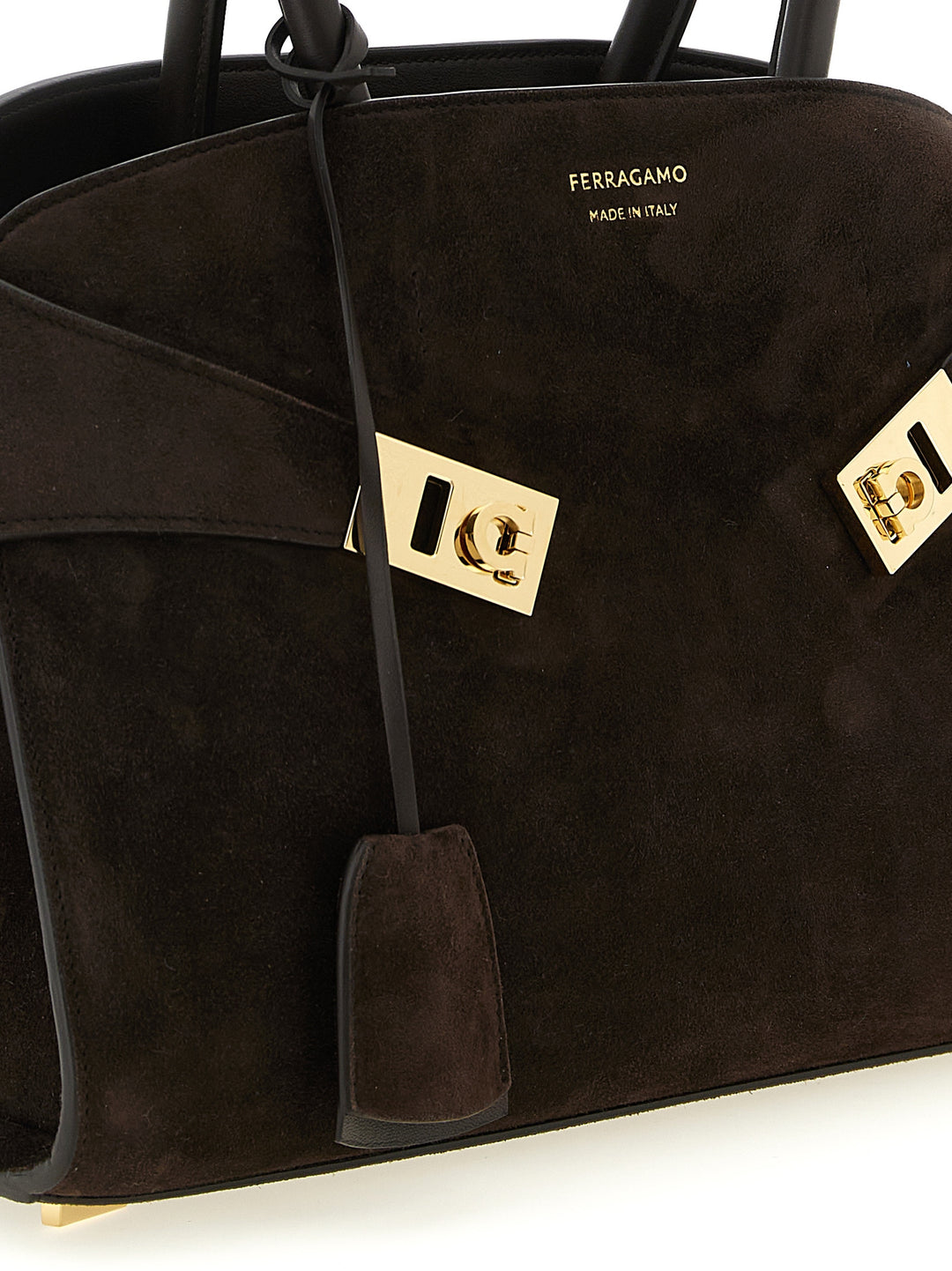 Ferragamo Hug Th (S) Hand Bags - Brown | bc6f544ff29406e117104ad3280715252efa99f1