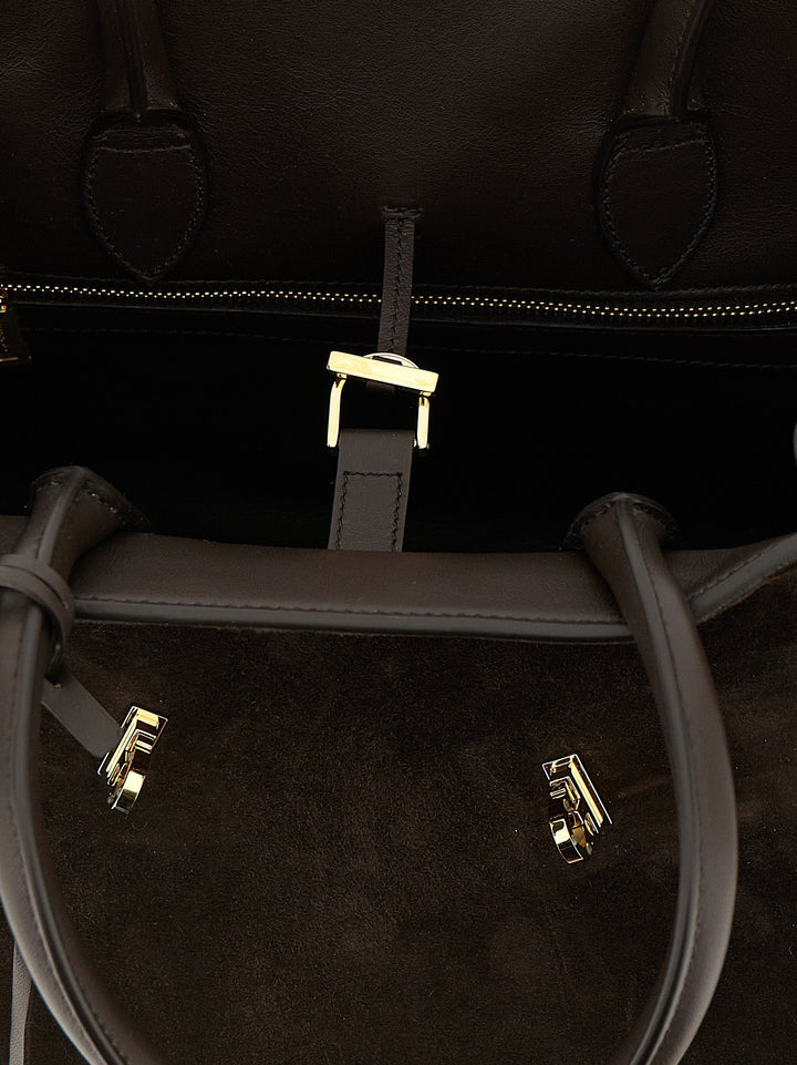 Ferragamo Hug Th (S) Hand Bags - Brown | 3033e89a6d9eed561dd8ff47007a8427f8f39f35