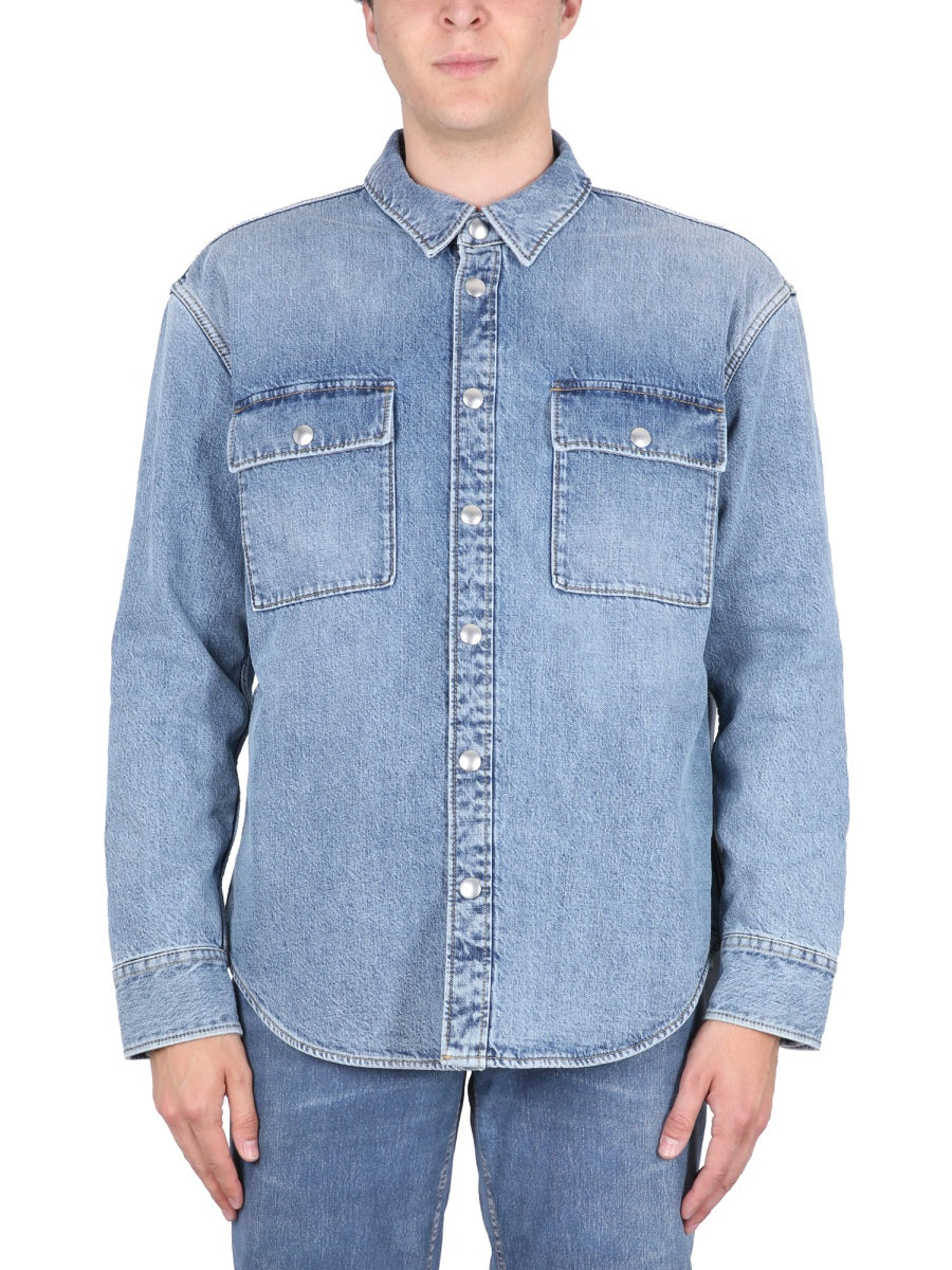 Bottega Veneta Shirts - Blue | b3c21546d396530d6bbad0fe70e303403e2eb527