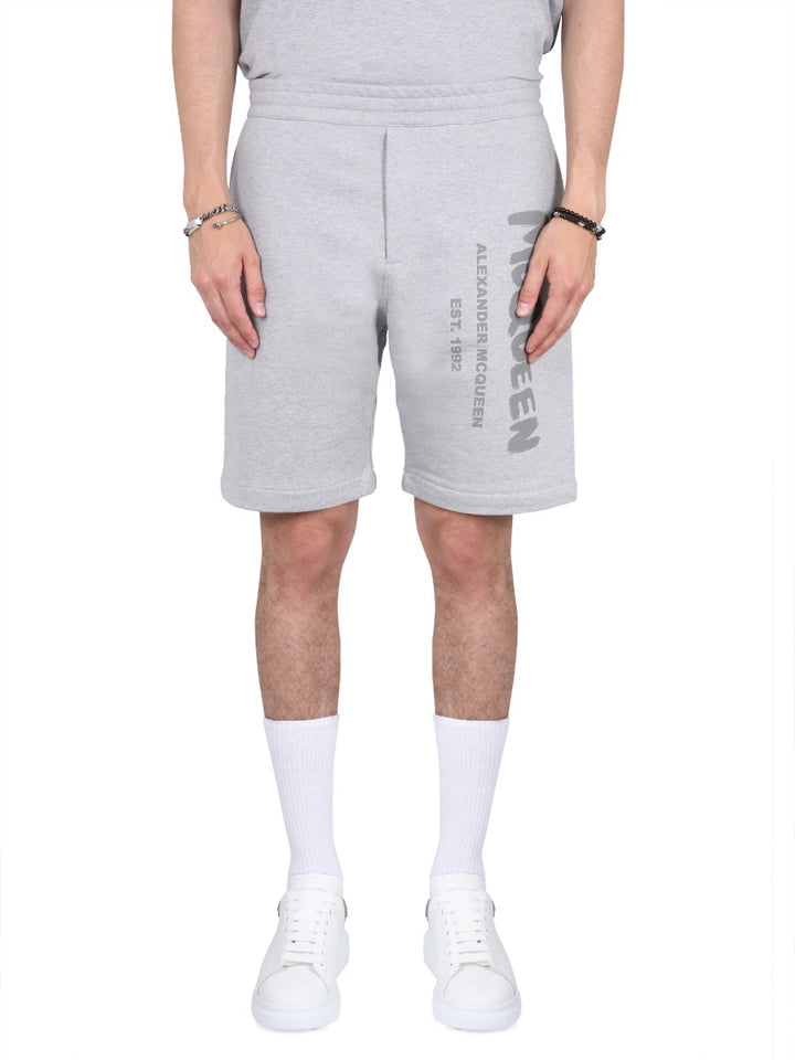Alexander McQueen Shorts - Grey | Wanan Luxury