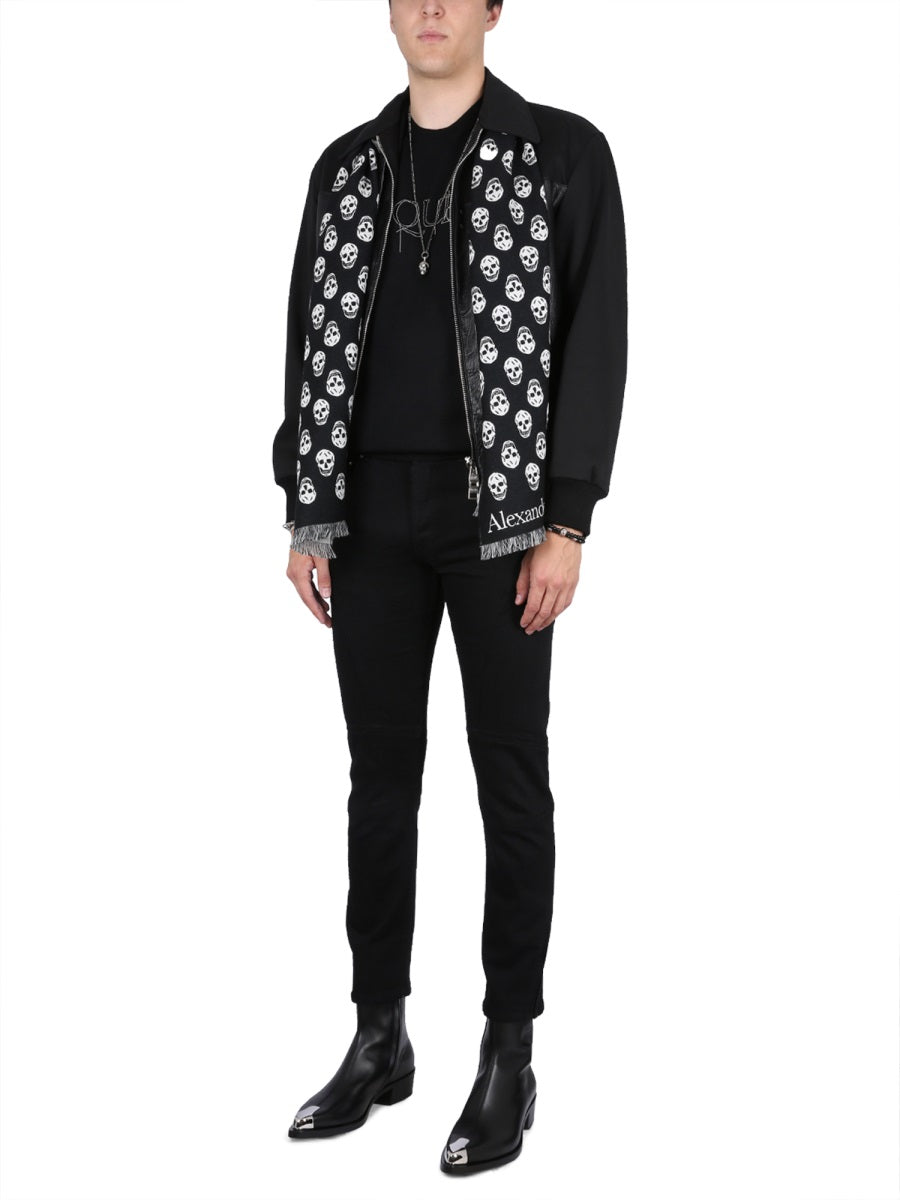 Alexander McQueen Leather Jackets - Black | Wanan Luxury