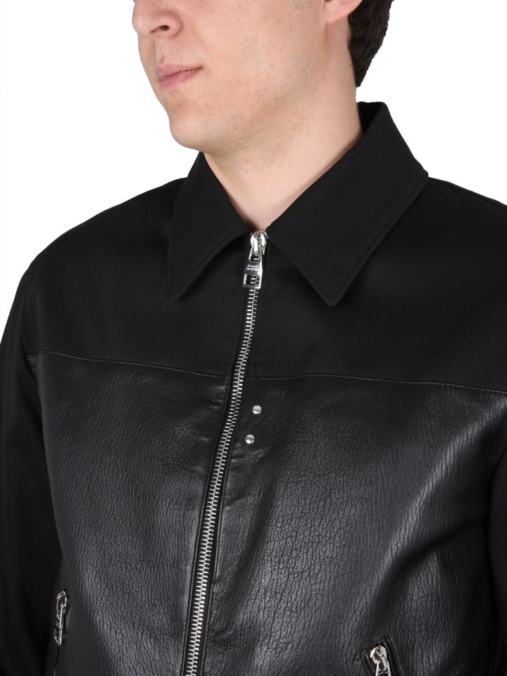 Alexander McQueen Leather Jackets - Black | Wanan Luxury
