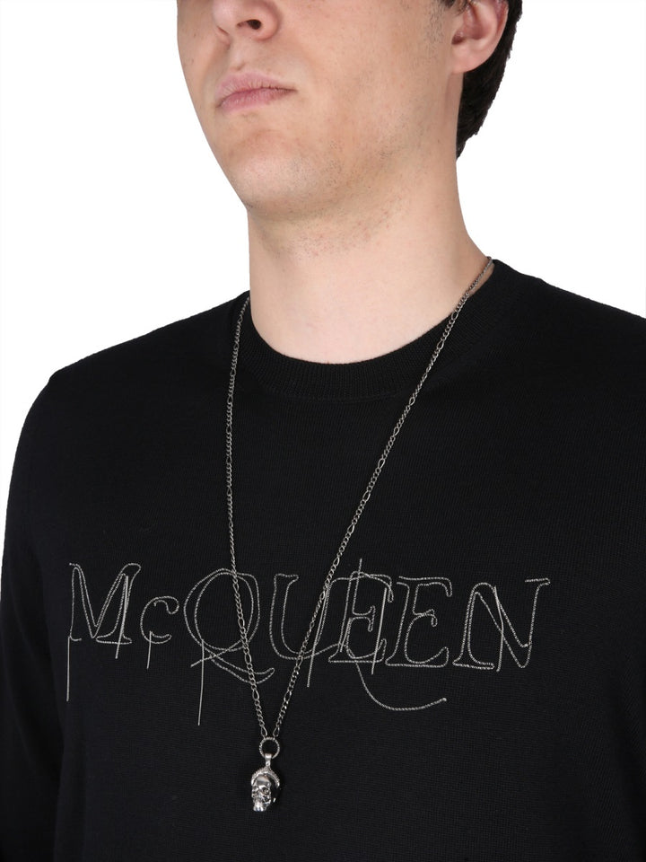 Alexander Mcqueen Sweaters - Black | 0956d1e3960a6d1e88467bb053f687ad4903e01f