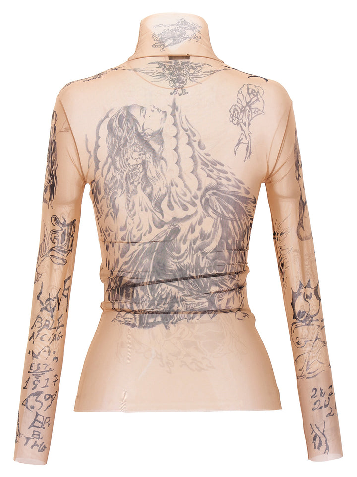 Tattoo Tops Beige