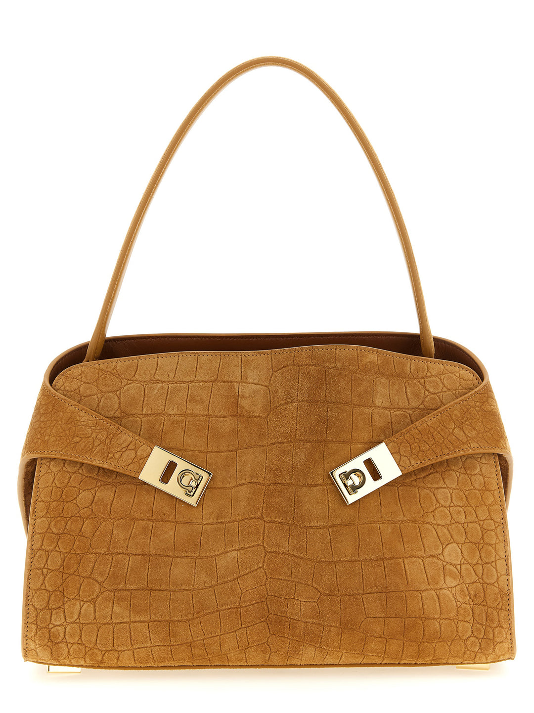 Ferragamo Hug Soft (M) Shoulder Bags - Brown | c37029ac432c7b7d02d3047289e3068a2cee5487
