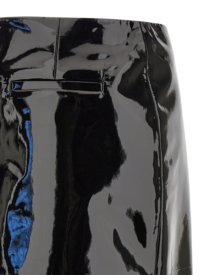 Ferragamo Patent Skirt Skirts - Black | 80606514ee9e6c1e9bfbb49fa74dc3362d719695