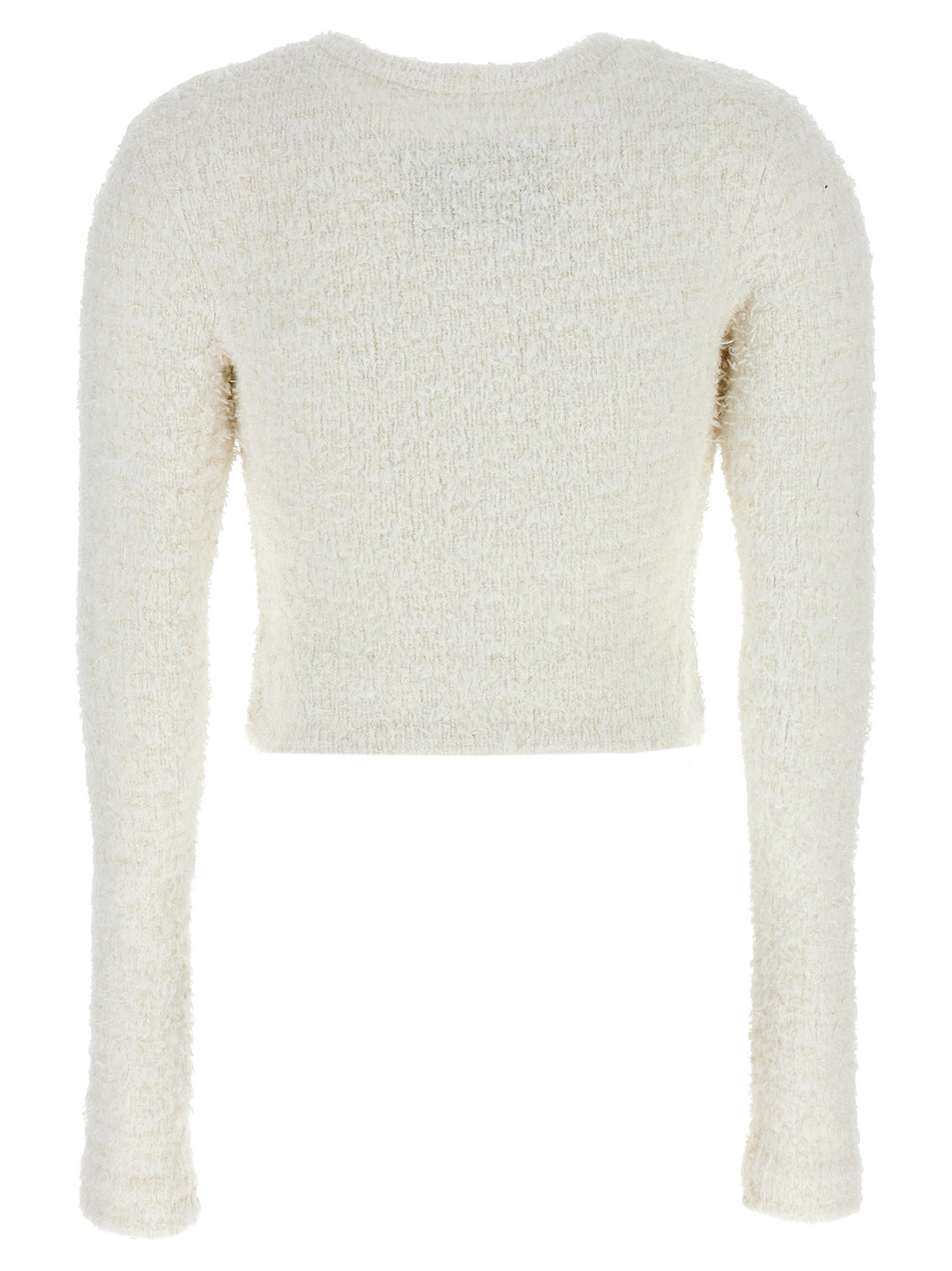 Cropped Sweater, Cardigans White