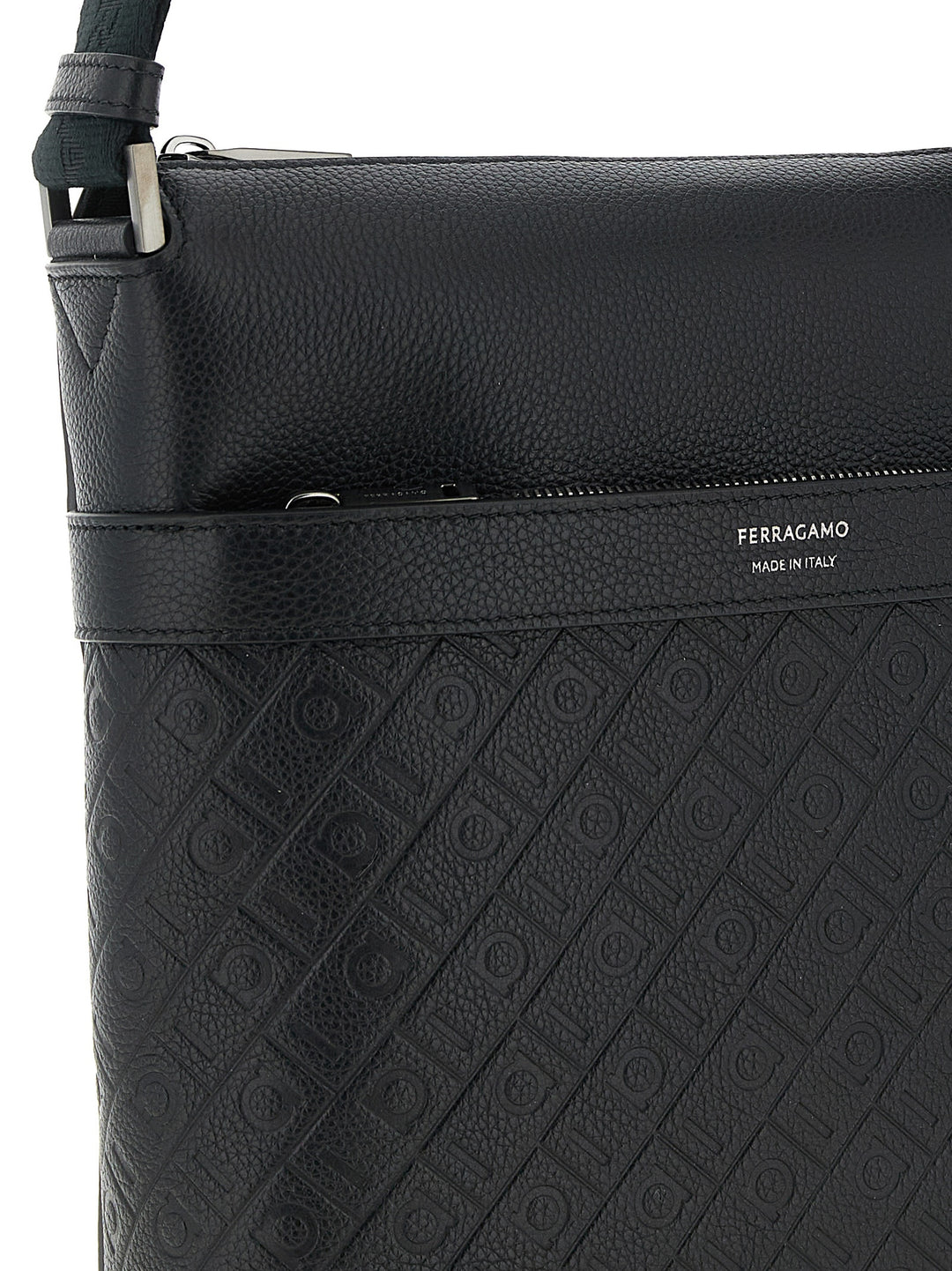 Ferragamo Ferragamo Monogram Crossbody Bags - Black | e1b7b0837d55c5b9fcf64320b1b0e6e713d336e0