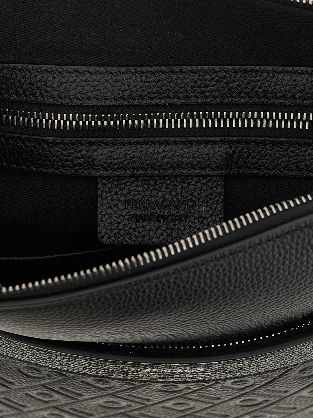 Ferragamo Ferragamo Monogram Crossbody Bags - Black | 5f9c5629e422102ab3fcd874231d5e09bb71b12a