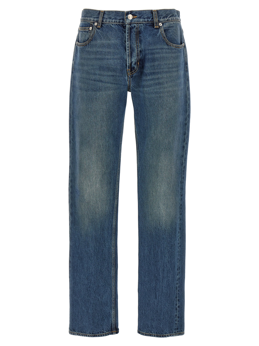 Trompe L'Oeil Pocket Jeans Blue