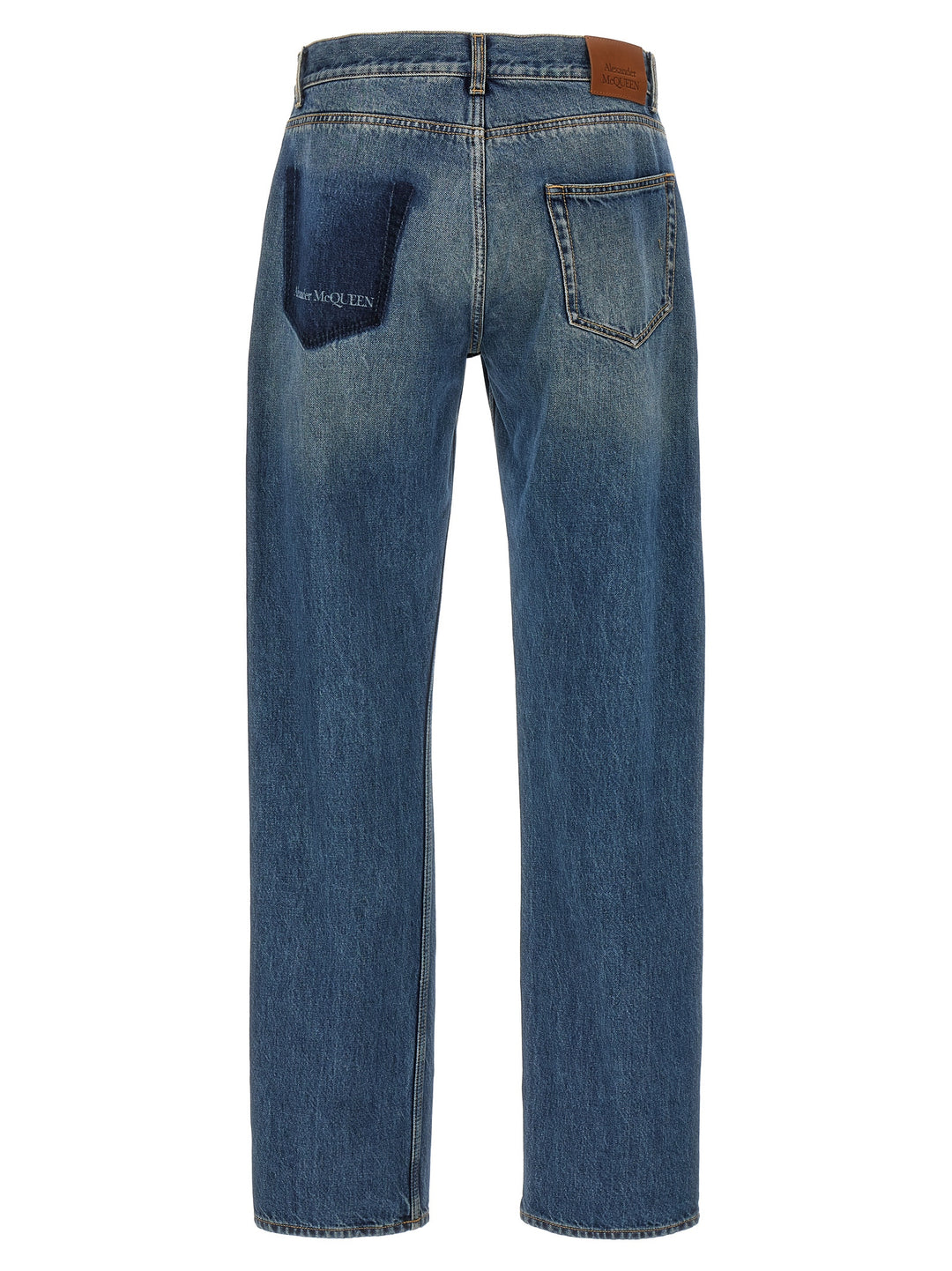 Trompe L'Oeil Pocket Jeans Blue