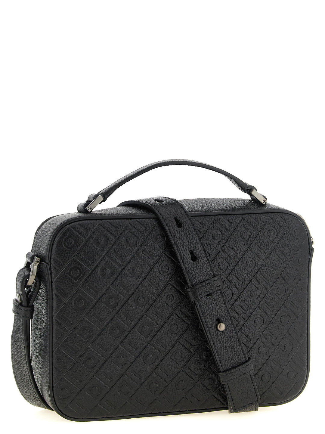 Ferragamo Ferragamo Monogram Crossbody Bags - Black | 730edff2a08ccb26f51f46b734d700a3e4b43984