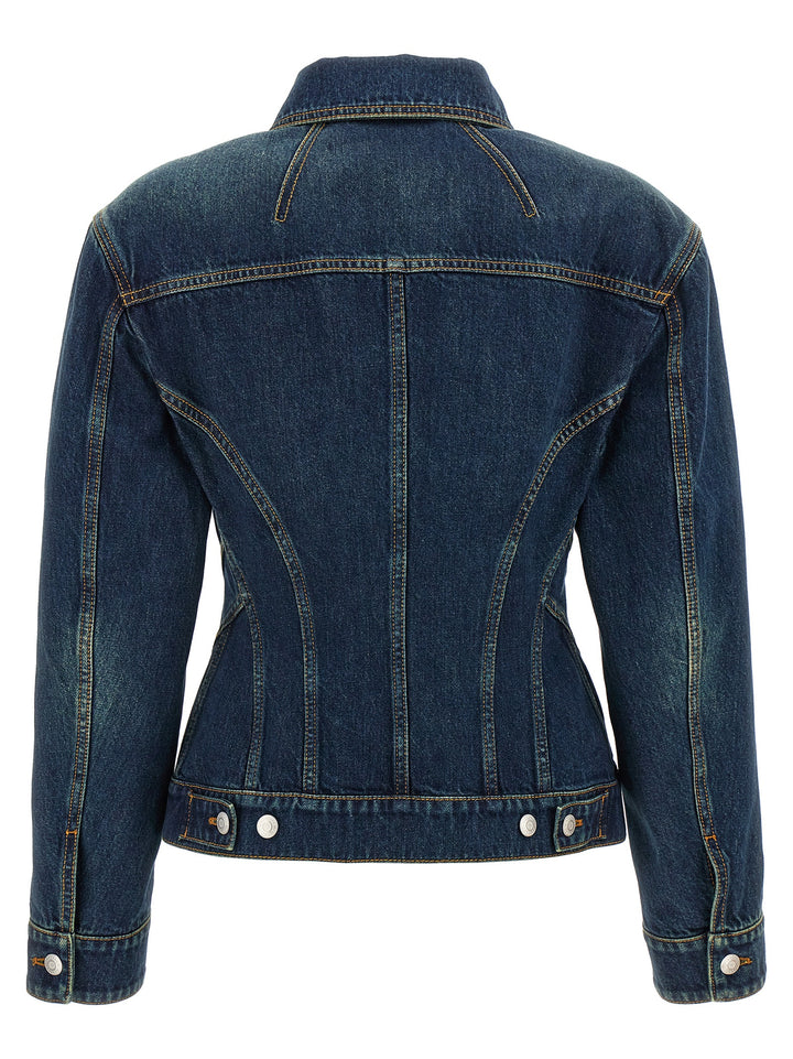 Denim Jacket Casual Jackets, Parka Blue