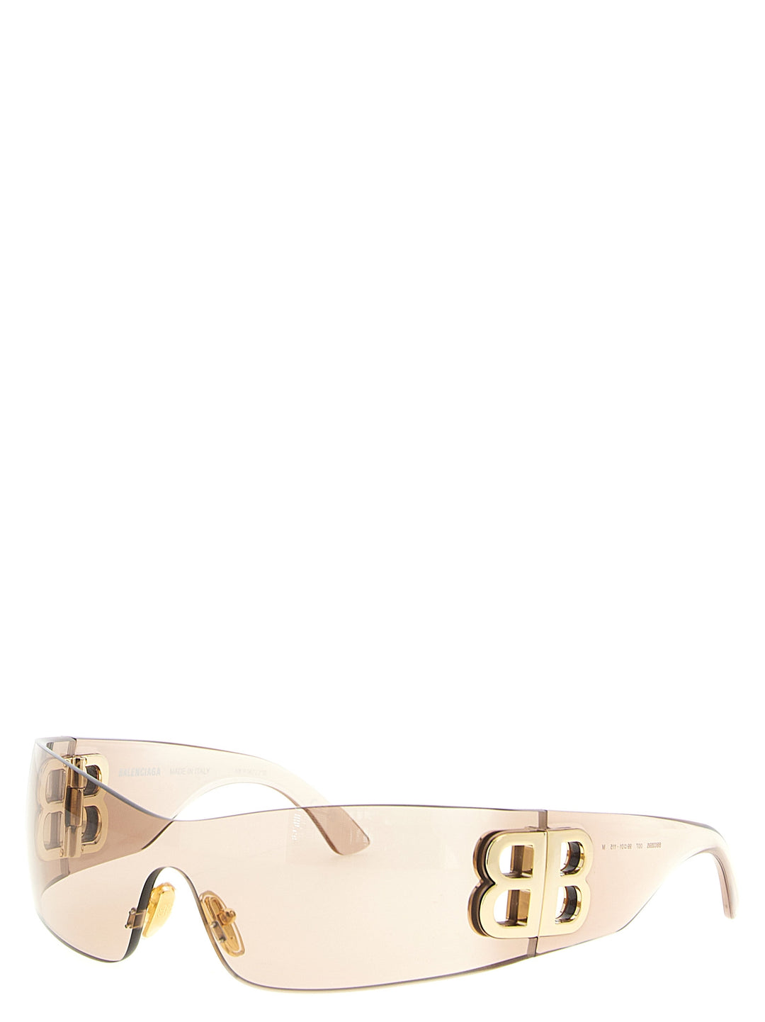 Balenciaga Bossy Mask Sunglasses - Beige | 79724167dd13d7d01c6ae283026f042ba0de3cdc