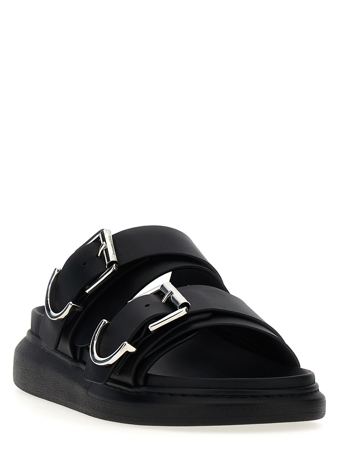 Buckle Sandals Black