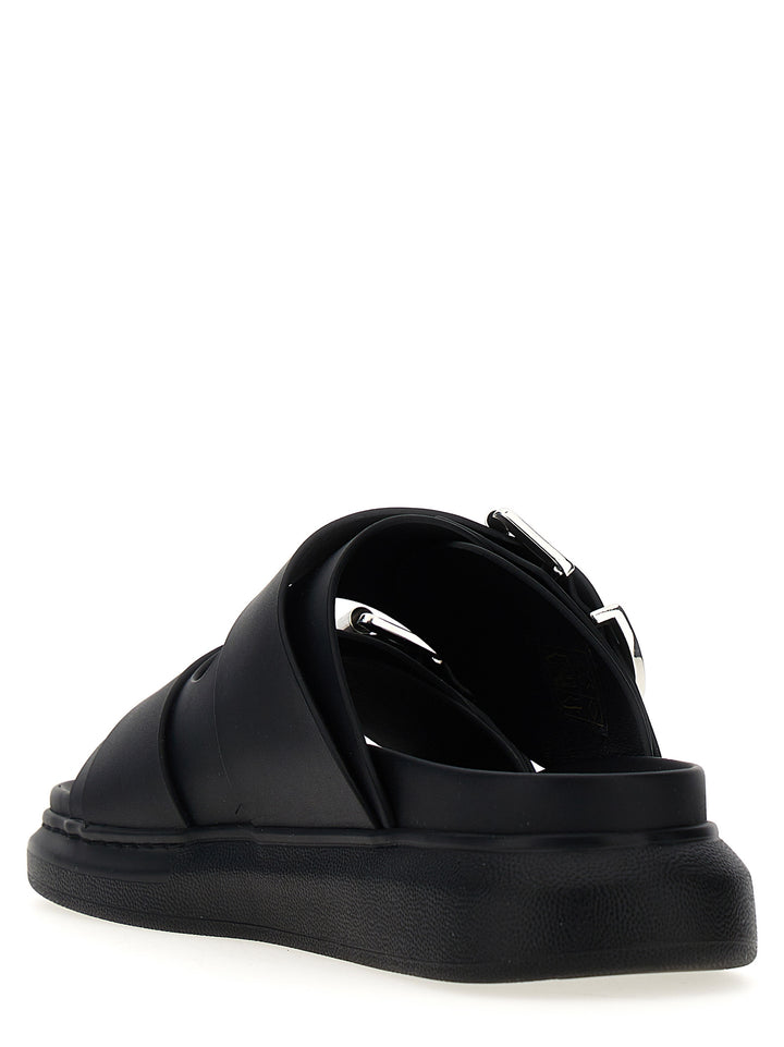 Buckle Sandals Black