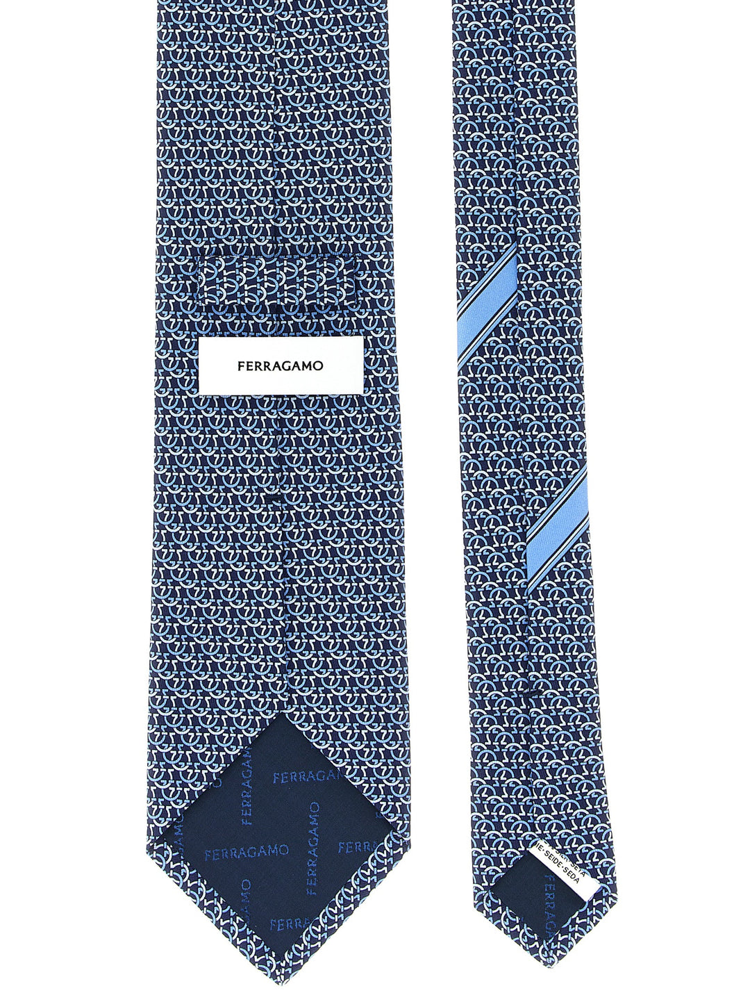 Ferragamo Cerchio Scarves and Foulards - Light Blue | 3f7cf88fb3b1de904f4ee91b22b596ff8de83bee