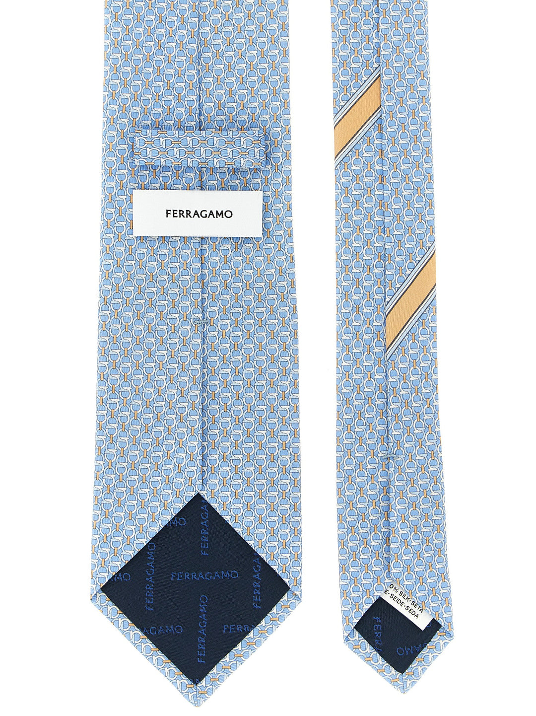 Ferragamo Intreccio Ties and Papillon - Light Blue | d02a87cb6dd30afe1ab6b8a9e7eb439cb8ba59ae