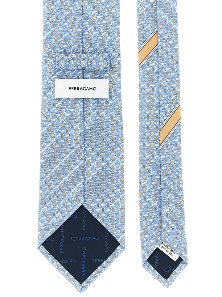 Ferragamo Intreccio Ties and Papillon - Light Blue | d02a87cb6dd30afe1ab6b8a9e7eb439cb8ba59ae