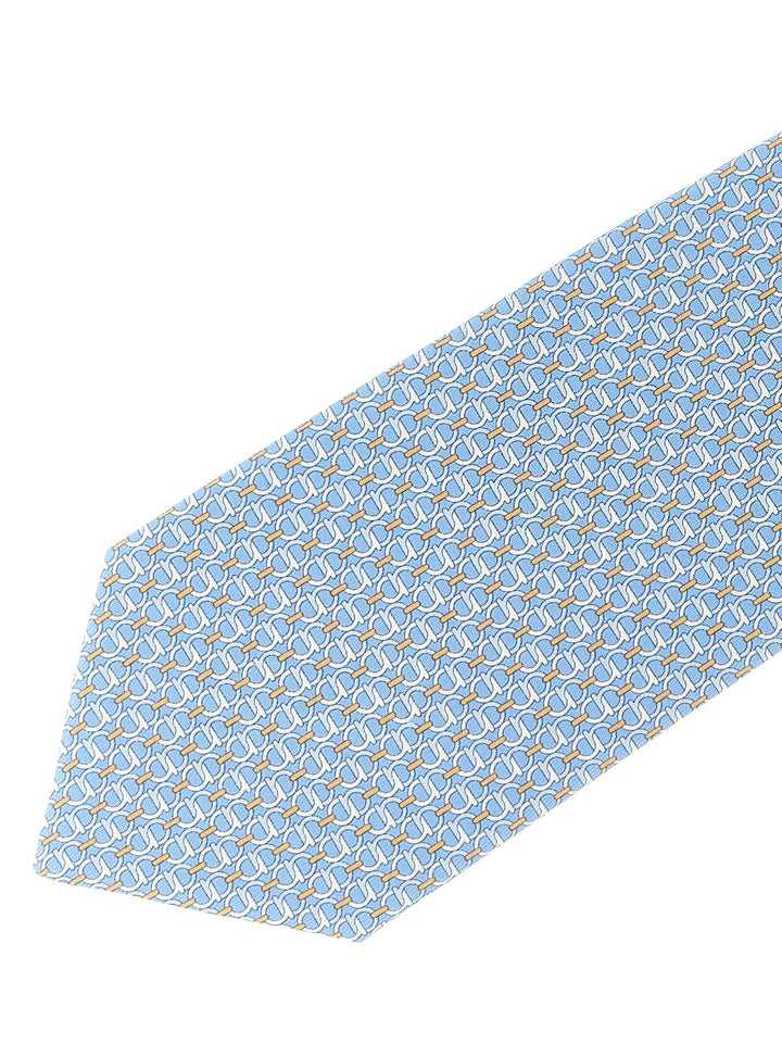 Ferragamo Intreccio Ties and Papillon - Light Blue | b487da338a46202656bf0e3234cb3f1c80431216