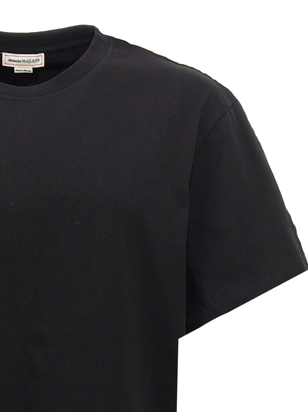 Contrast Band T-Shirt Black