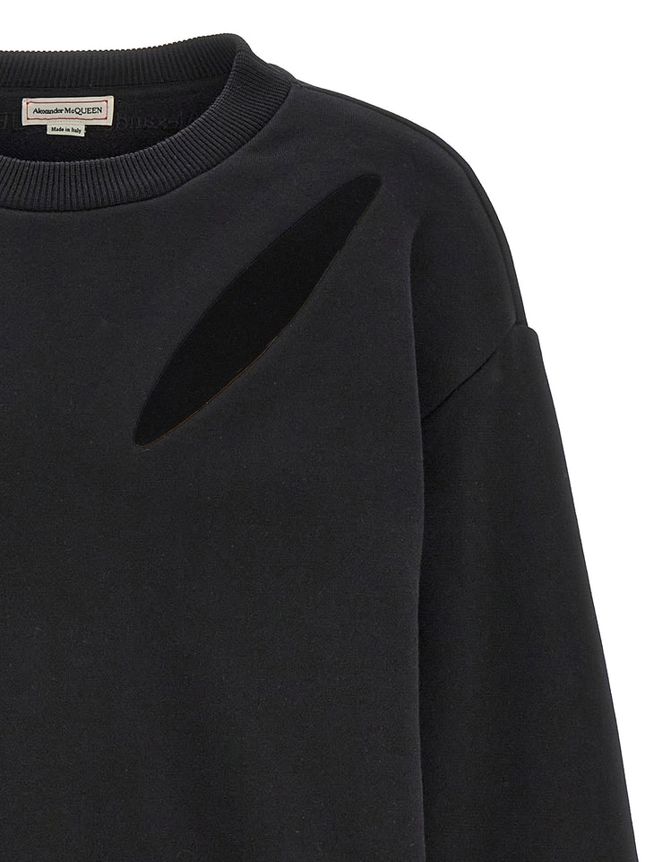 Cut And Sew Sweatshirt Black