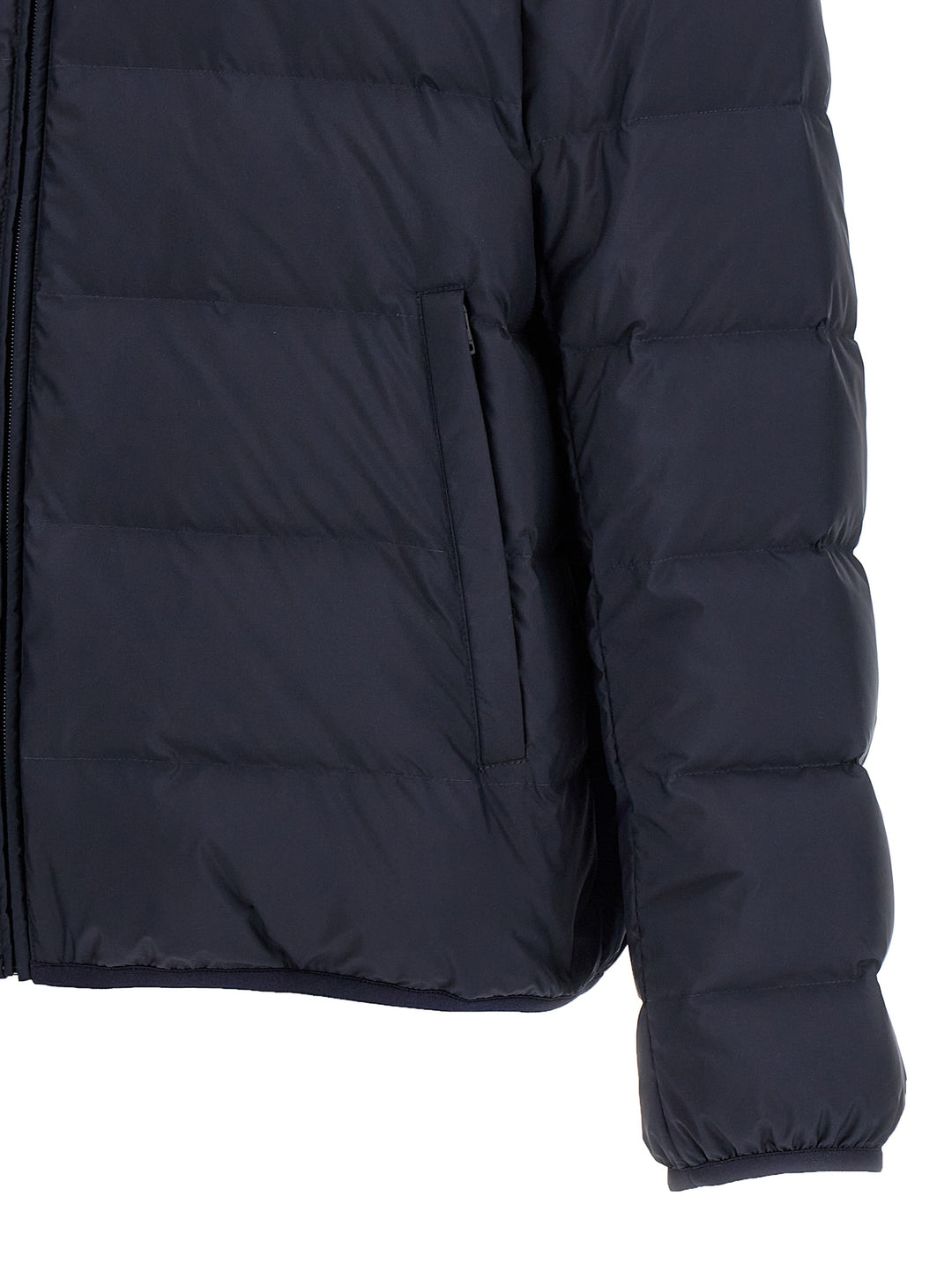 Gucci Logo Print Down Jacket Puffer Jackets - Blue | 80a49a3740c96433027f9aed80da3e11d3cd863a