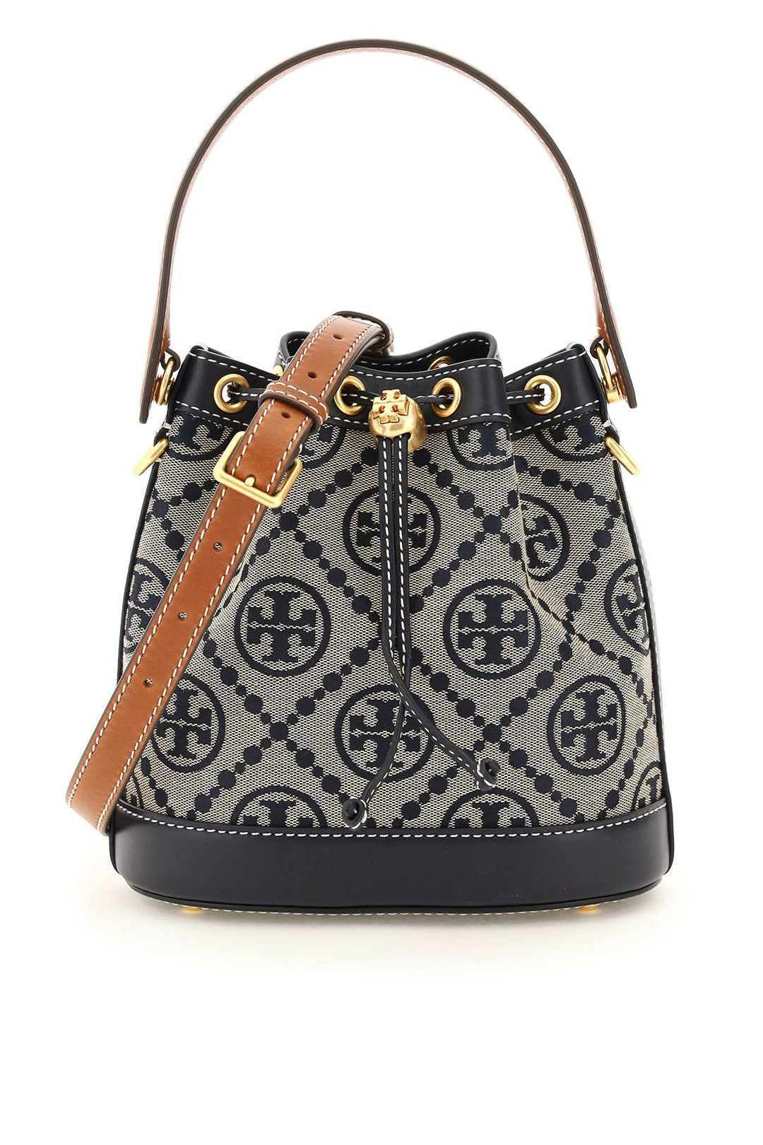 T Monogram Bucket Bag