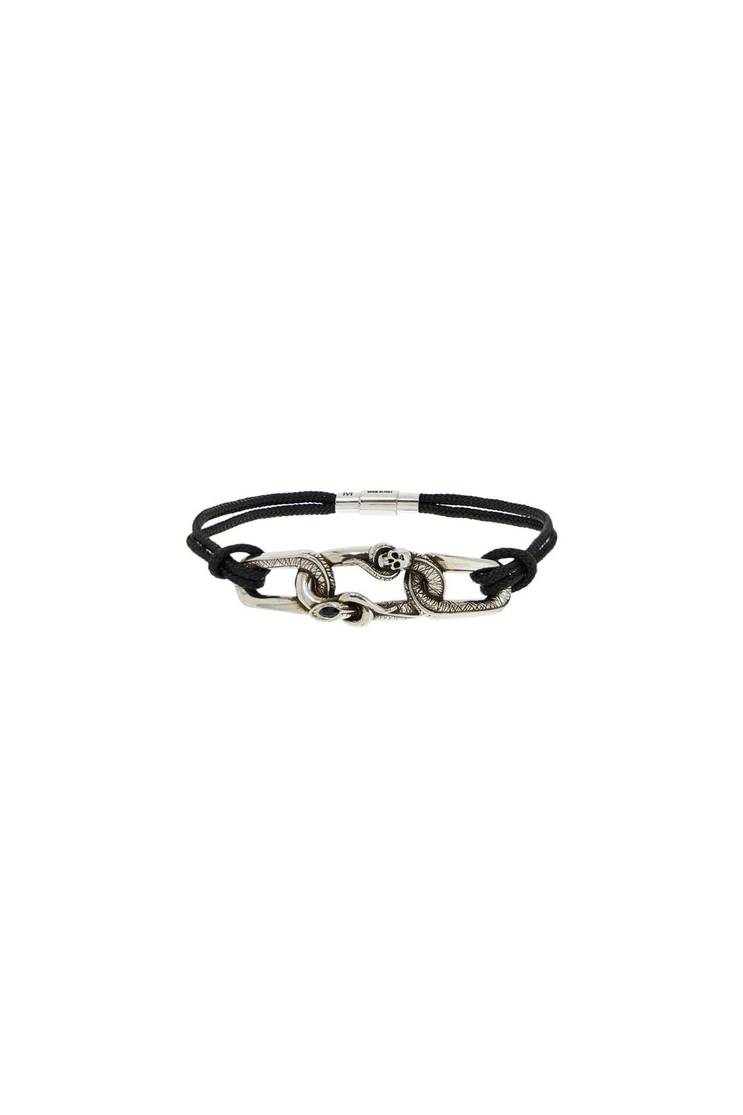 Bracciale Con Serpente E Teschio