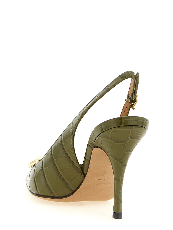 Ferragamo Sara Pumps - Green | b13a96ca082e1e543d0aedc8dd68576404bc2ffe