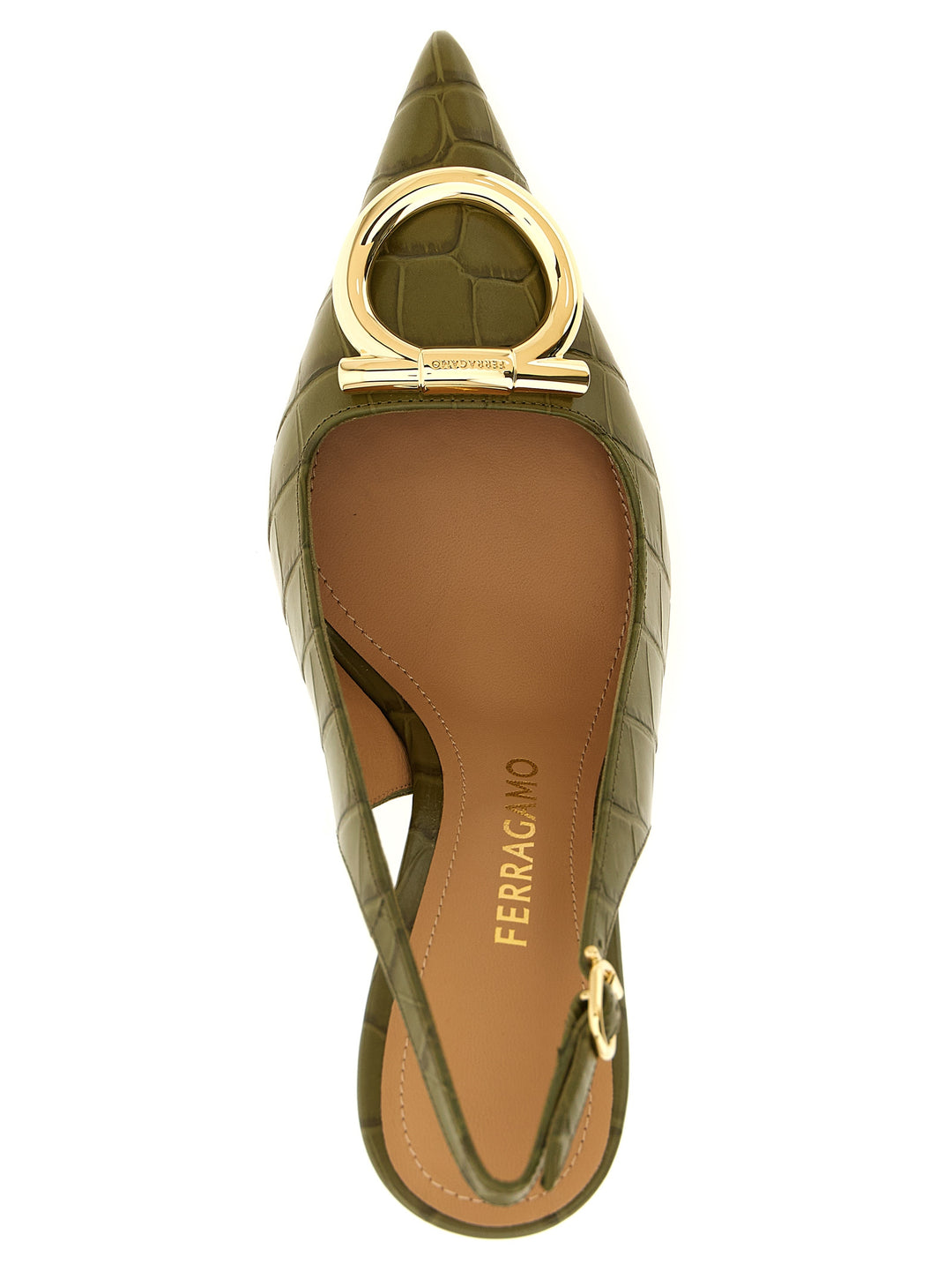 Ferragamo Sara Pumps - Green | dc6ee5565149afaf9d5d0a57b6907ba1bb3dc305