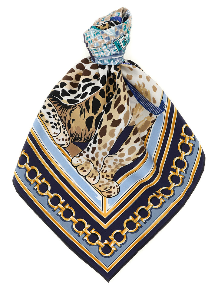Ferragamo Felindra Scarves and Foulards - Blue | f25bff9e6b0274fd4b91924052d2238709db28ad