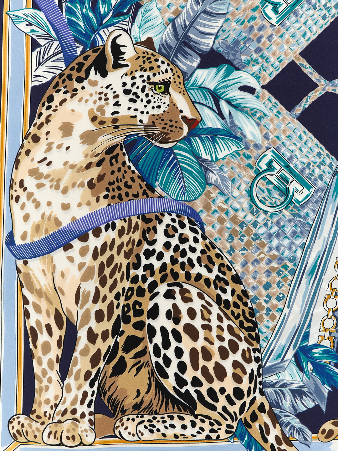 Ferragamo Felindra Scarves and Foulards - Blue | 8df391e3f1d786557ecc4f5d3c18050e1ea12e8d
