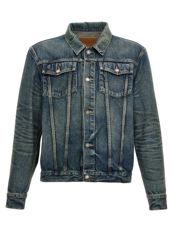 Denim Jacket Casual Jackets, Parka Blue