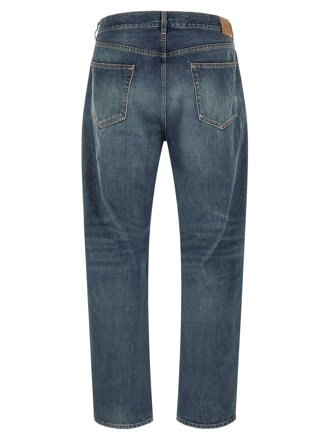 Saint Laurent Straight Leg Jeans - Blue | 13abc69ab197ef505af29c770bea428c8f68d3fb
